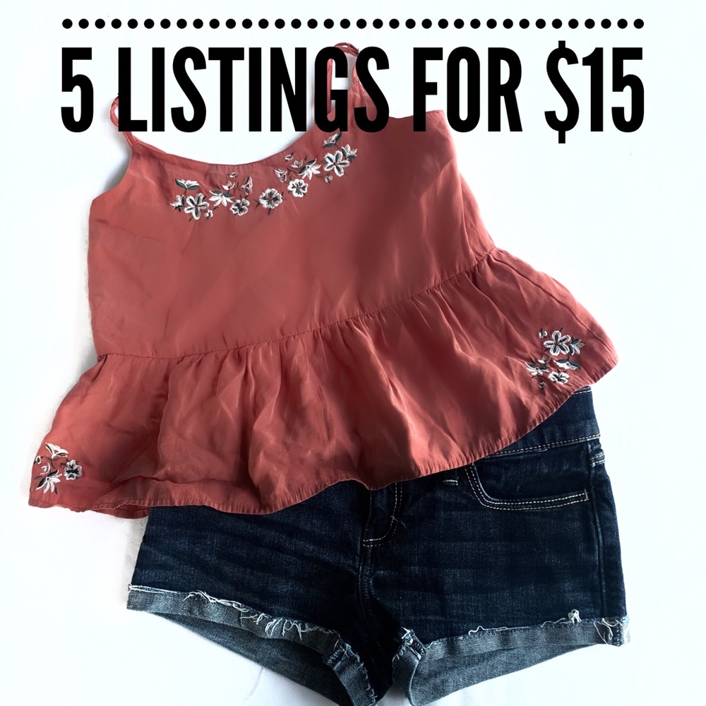 Gorgeous Rust Ruffle Tank - Girls Size Med